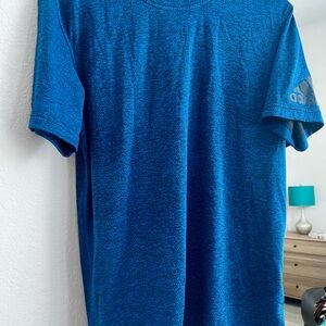 Adidas Men's ClimaLite Blue T-Shirt